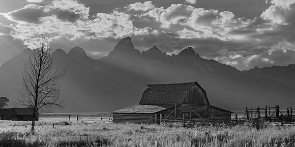 Sun Streaks on Mormon Row