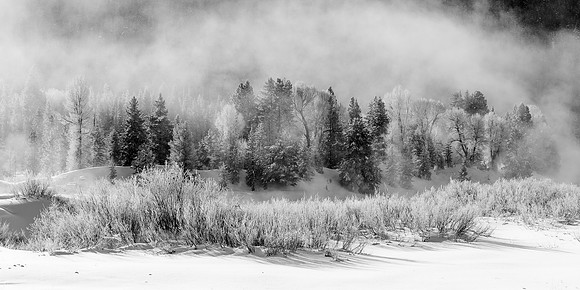 Fog above the Snake River