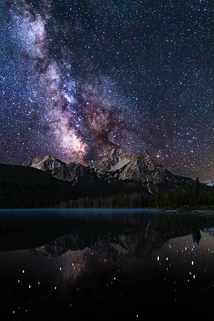 Milky Way Over Stanley Lake